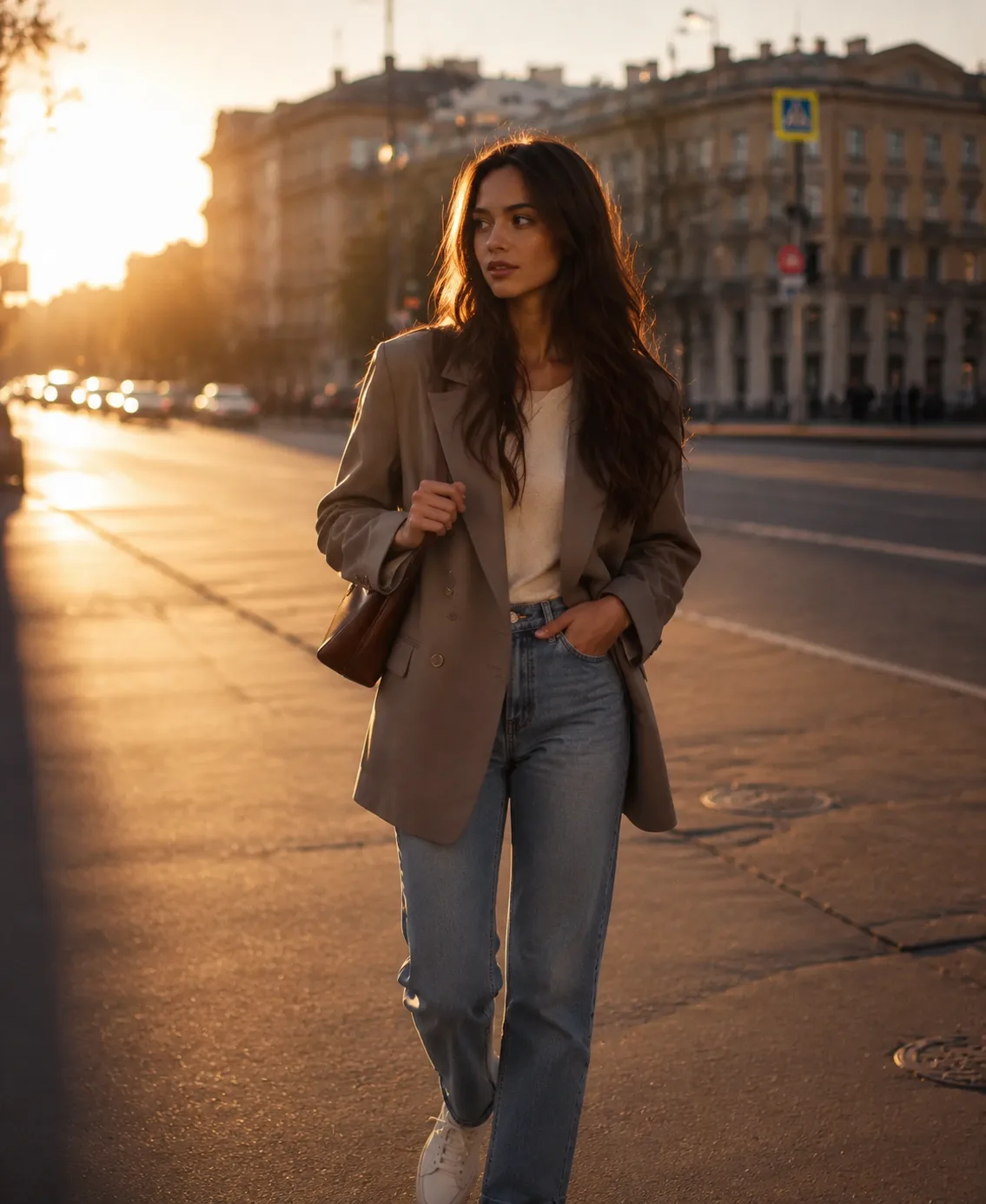 Уличная съёмка golden hour